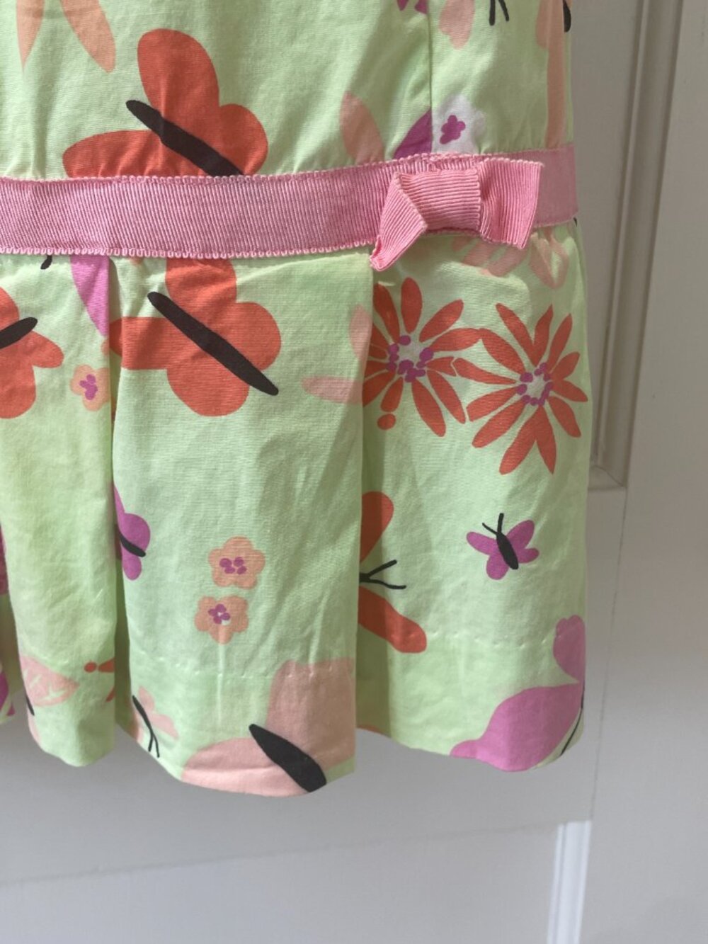 Lilly Pulitzer spaghetti strap dress. Butterfly Theme Size 4 Cotton - Picture 8 of 10